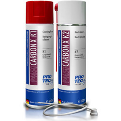 Pro-Tec Carbon X K1+K2 - Επαγγελματικό Σύστημα Καθαρισμού Θαλάμου Καύσης & Βαλβίδων - 2x500ml - P4650