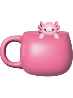 KAWAII - Axolutely - Ceramic Mug with Charm