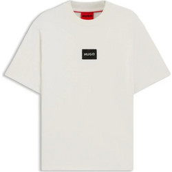 HUGO DUMEON T-SHIRT ΜΠΛΟΥΖΑ 50557445-102-NATURAL