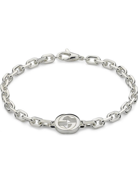 Gucci Interlocking G Βραχιόλι από Ασήμι YBA796351001016