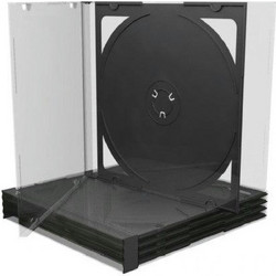 MediaRange CD Jewelcase for 2 discs 10.4mm Black tray (MRBOX23)