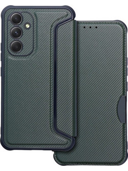 Tel1 Samsung Galaxy A54 5G Forcell Razor Carbon Θήκη Βιβλίο - Green