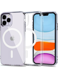 Forcell iPhone 11 Pro MagSafe Frost Θήκη Σιλικόνης - Διάφανη