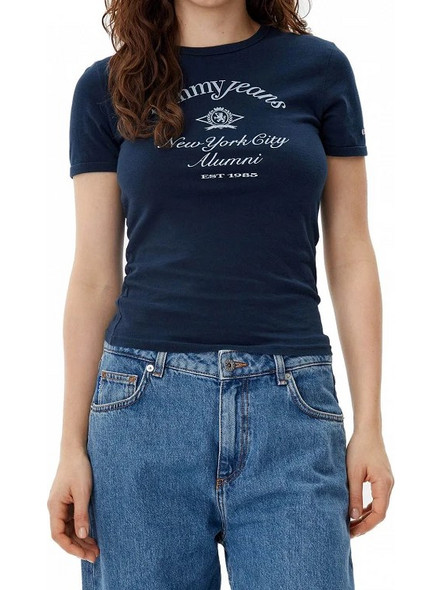 Tommy Hilfiger Γυναικείο T-Shirt DW0DW20323 C1G Μπλε (Μπλε)