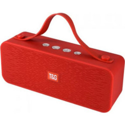 T&G TG-521 Ηχείο Bluetooth 6W με Ραδιόφωνο Κόκκινο