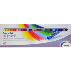 Λαδοπαστέλ Pentel 25 χρωμάτων PHN-25U