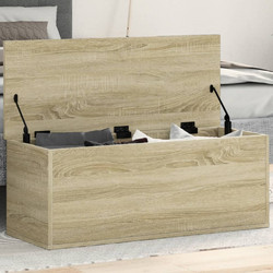 vidaXL Κουτί Αποθήκευσης Sonoma Δρυς 90x35x35cm Επεξεργασμένο Ξύλο 1 τεμ
