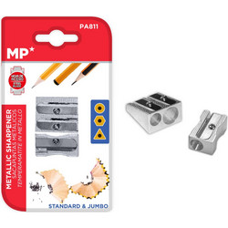 MP σετ μεταλλικές ξύστρες PA811, 25mm, ασημί
