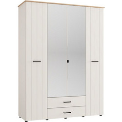 540841 ΝΤΟΥΛΑΠΑ ΜΕ ΚΑΘΡΕΦΤΗ LAMBETH 4K2F2O H207 CASHMERE-ARTISAN OAK ΧΡΩΜΑ 158X54X208ΕΚ