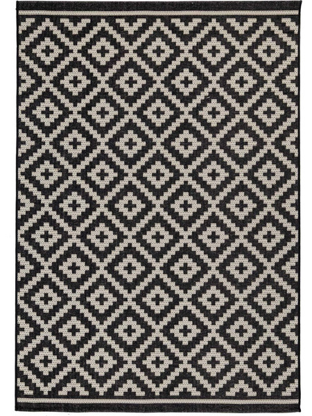 Royal Carpet Flox Χαλί Ορθογώνιο Καλοκαιρινό Ψάθινο 160x235cm 721K Black