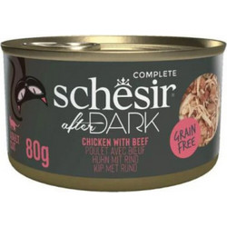 Schesir After Dark Adult Grain Free with Chicken & Beef 80gr