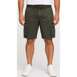 ΑΝΔΡΙΚΗ ΒΕΡΜΟΥΔΑ CARGO PLUS SIZE PALABLU 6982 - Χακί