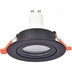 Inlight Downlight σποτ GU10 σε μαύρη απόχρωση (X00350B)