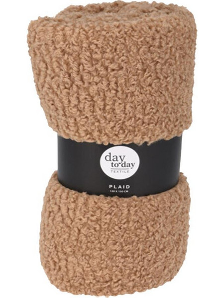 Κουβέρτα teddy fleece ταμπά 150x120εκ