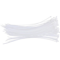 Δεματικά Καλωδίων Black & Decker 300 x 3.6 mm 100τμχ White 871125223980