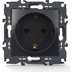 PRIME ΠΡΙΖΑ ΣΟΥΚΟ ΑΣΦΑΛΕΙΑΣ ΜΑΤ ΑΝΘΡΑΚΙ 2P+E 16A 250VAC IP20 / 1000116005