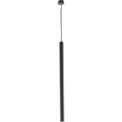 Ondaluce So.Exagon 80-Black Κρεμαστό Φωτιστικό Οροφής Μονόφωτο LED με Θερμό Λευκό Φως Μαύρο