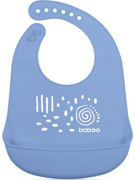Baboo Silicone Bib σαλιάρα Blue Haze, 4m+ 1 τμχ