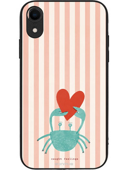 Sonique Stripe Stories Series Θήκη με Σχέδιο «Καβουράκι» (iPhone XR)
