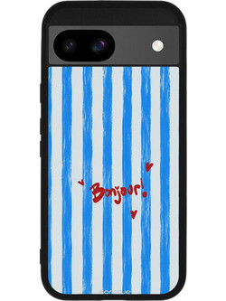 Sonique Stripe Stories Series Θήκη με Σχέδιο «Bonjour Blue» (Google Pixel 8a 5G)