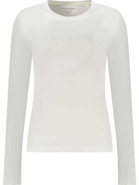 GUESS JEANS LONG SLEEVE T-SHIRT WOMEN WHITE Λευκό