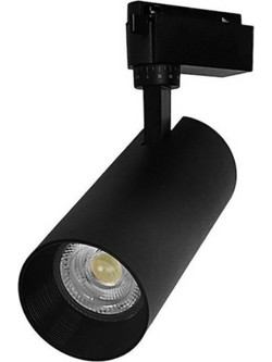 ΦΩΤΙΣΤΙΚΟ LED ΣΠΟΤ ΡΑΓΑΣ MΑΥΡΟ 30W 4000Κ AD-06912