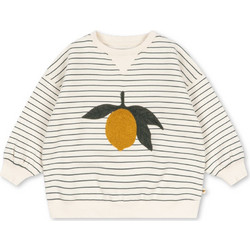 Konges Slojd Amio Sweat Shirt Cilantro Stripe