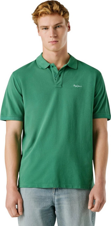 Pepe Jeans Ανδρική Polo Μπλούζα Oscar PM5400087-671 Πράσινο