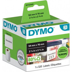 Αυτοκόλλητες Ετικέτες Dymo D 99015 (S0722440) - Σε Ρολό - για Εκτυπωτή Ετικετών 70x54mm S0722440