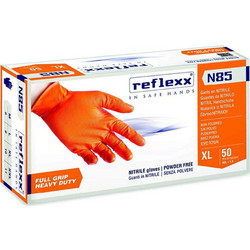 REFLEXX ΓΑΝΤΙΑ N85 ΝΙΤΡΙΛΙΟΥ ΠΟΡΤΟΚΑΛΙ ΚΟΥΤΙ 50 ΤΕΜ (Ν85)