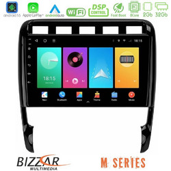 Bizzar M Series Android 16 Ηχοσύστημα Αυτοκινήτου 9" για Porsche Cayenne 2003-2010 με GPS U-M-PC0956