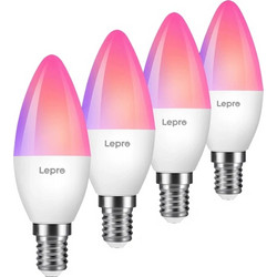 Λάμπα LED LEPRO BC1-EU-4 C37 RGBCW με Wi-Fi