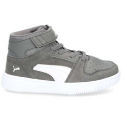 Puma Rebound Layup MID Παιδικά Sneakers Μποτάκια Ανθρακί 370496-02