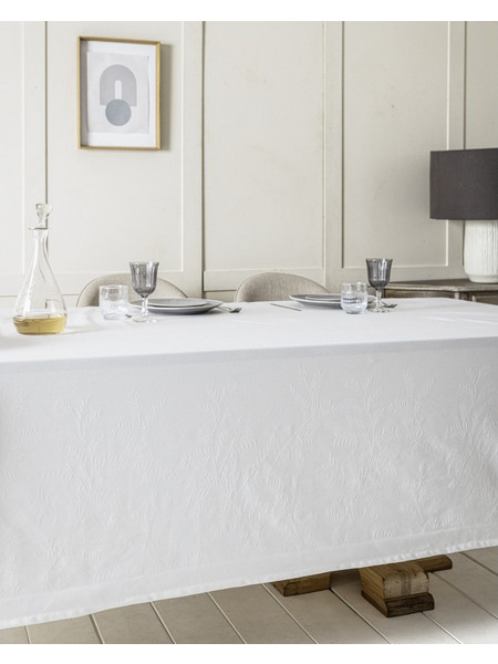 Τραπεζομάντηλο Nima Lillian Off White Λευκό 160x310