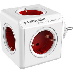 ALLOCACOC PowerCube Original - Πολύμπριζο - Κόκκινο 1100RD/DEORPC