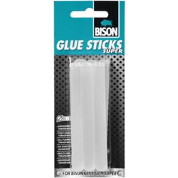 Bison Ράβδοι Θερμόκολλας Glue Sticks Super Φ11mm 6τμχ - 1490810
