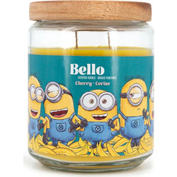 Minions Διακοσμητικό Κερί σε Βάζο Κίτρινο 510gr