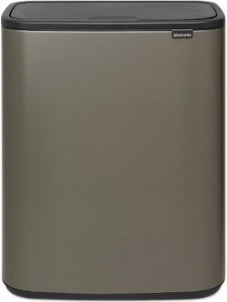 Brabantia 1001271 Κάδος απορριμμάτων Bo Touch 2x30L, Platinum