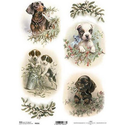 Ριζόχαρτο puppies 21x29εκ. (ITD-R1016)