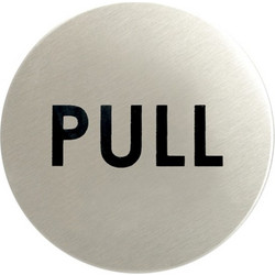 520 Σήμανση Inox Pull 8εκ