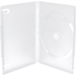 MediaRange DVD Case for 1 Disc 14mm Frosted/Transparent (MRBOX25-M)