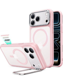 ESR Classic Hybrid Flex Stand MagSafe Frosted Bubblegum Pink Θήκη iPhone 18 Pro / 17 Pro