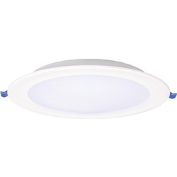 POWERTECH LED φωτιστικό downlight PT-1559, 9W, Φ116x25mm, 4000K, 765lm, λευκό