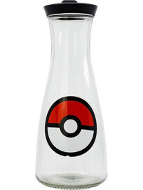 Stor: Γυάλινο Παγούρι Pokemon με Βιδωτό Καπάκι Non Spill Διάφανο 1000ml (8412497035595)