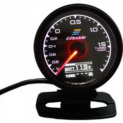 ΨΗΦΙΑΚΟ ΒΑΡΟΜΕΤΡΟ 62mm 2,5 & VOLTMETER REPLICA GREDDY-T