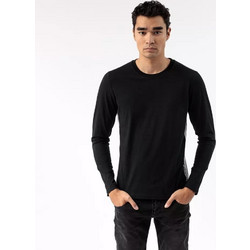 Devergo Men's L/S T-Shirt 4007 - Black