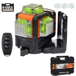 Αλφάδι Laser αυτοαλφαδιαζόμενο KRAUSMANN 3x360 πράσινης γραμμής 12V σε εργαλειοθήκη Κ-ΜΑΧ (2101 )