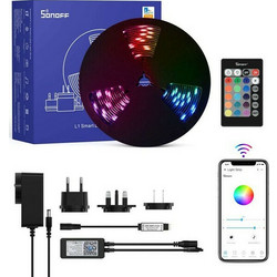 Ταινία LED RGB 5m με Τηλεχειριστήριο 12V L1 Lite Sonoff