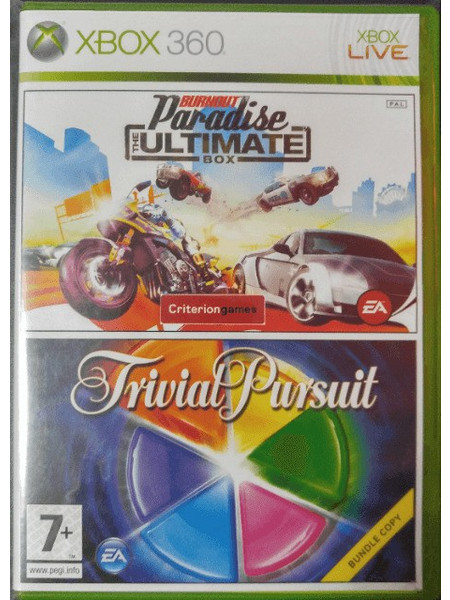 Burnout Paradise The Ultimate Box + Trivial Pursuit Bundle Xbox 360