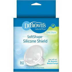 Dr. Brown's Breast Pump SoftShape Silicone Χοάνες Θηλάστρου΄21mm 2τμχ